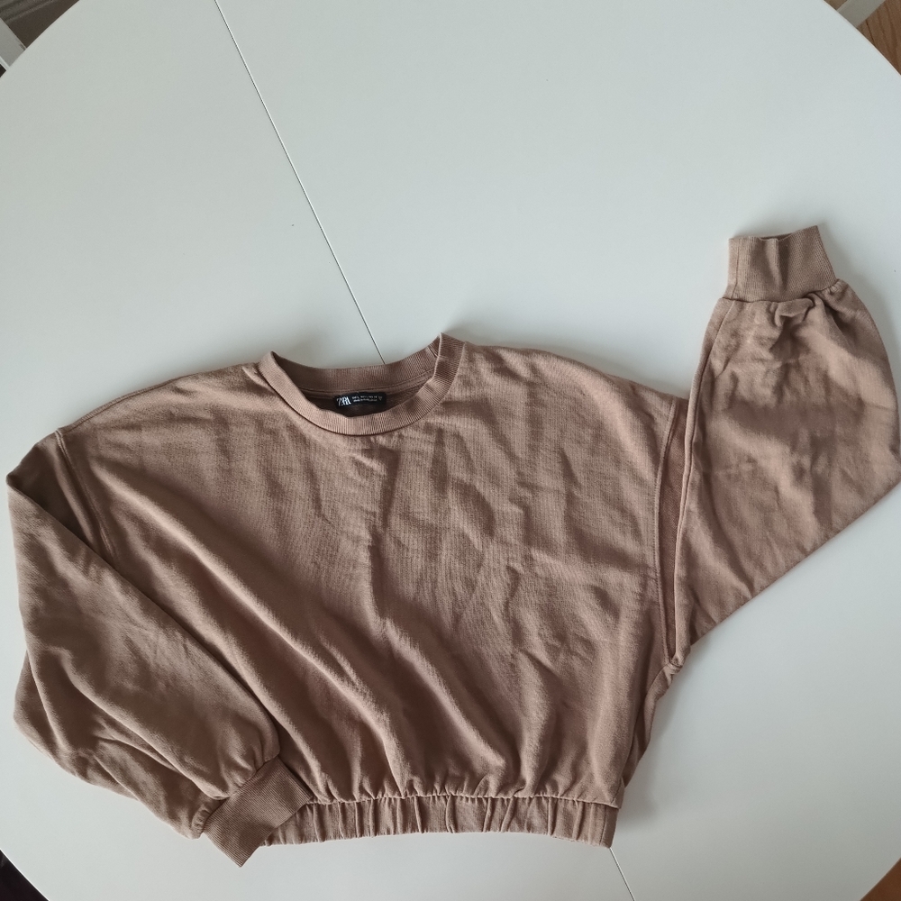 Zara Tan Sweatshirt